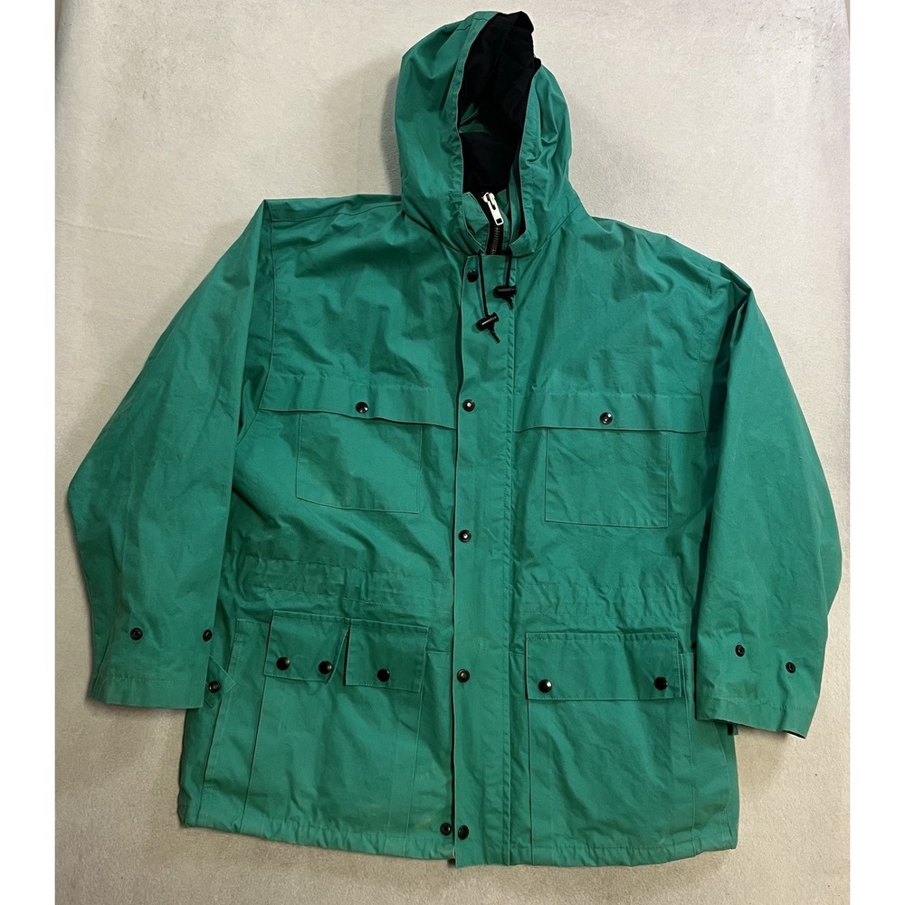Kakadu Traders Australia Drover Parka Jacket Mens XXL Teal Blue Cotton
